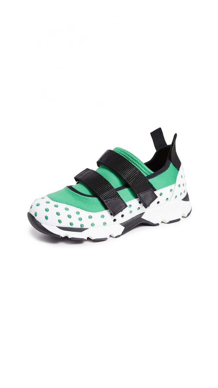 Marni Velcro Two Strap Sneakers