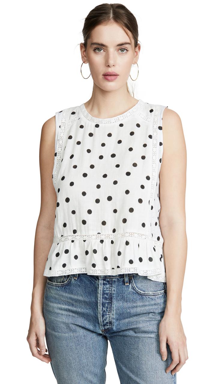 Generation Love Tinsley Polka Dot Top