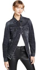 Unravel Project Cinched Waist Denim Jacket