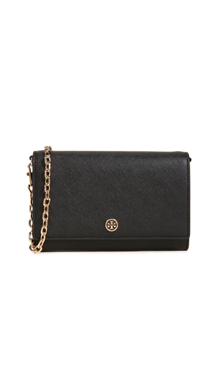Tory Burch Robinson Wallet On A Chain