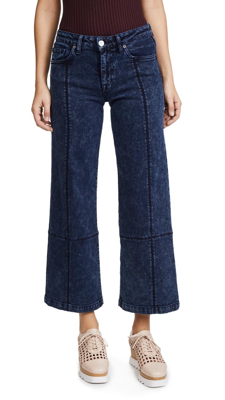 Father S Daughter Claudia Wide Crop Jeans