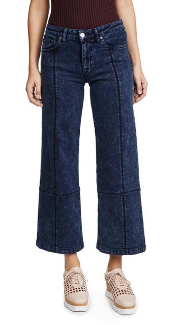 Father S Daughter Claudia Wide Crop Jeans