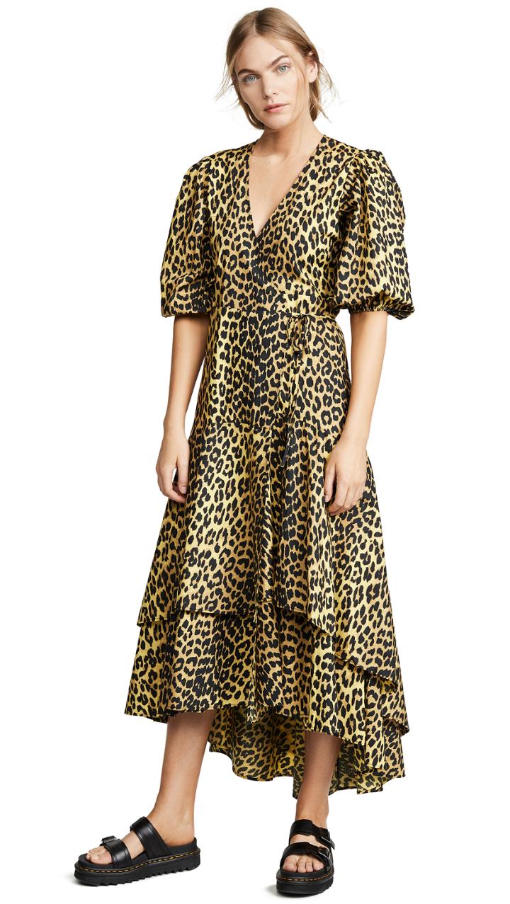Ganni Bijou Wrap Dress