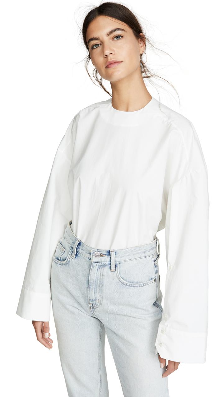 A W A K E Audrey White Top