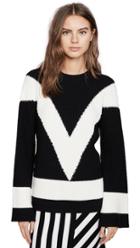 Victor Glemaud V Neck Long Sleeve Sweater