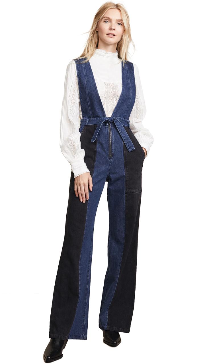 Sea 2 Tone Jumpsuit