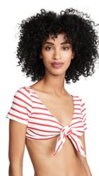Solid Striped The Vanessa Bikini Top