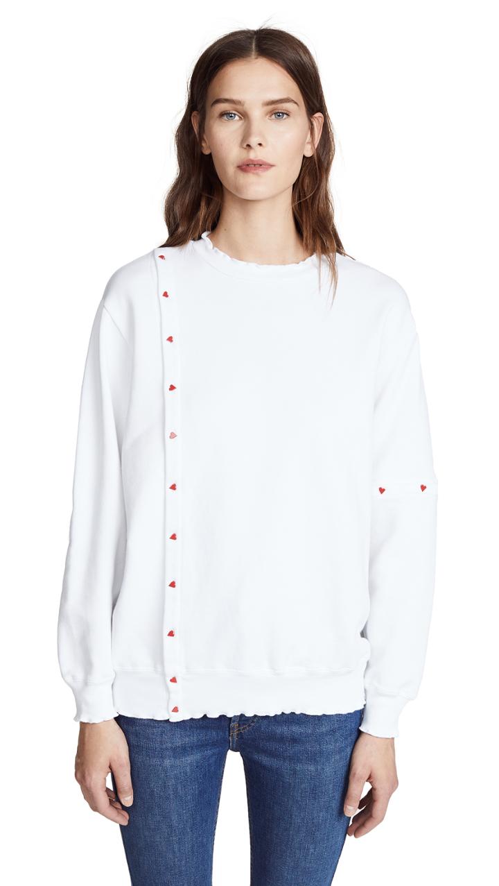 Maison Kitsune Asymmetrical Sweatshirt