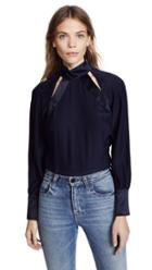 Derek Lam 10 Crosby Asymmetrical Ruffle Hem Dress