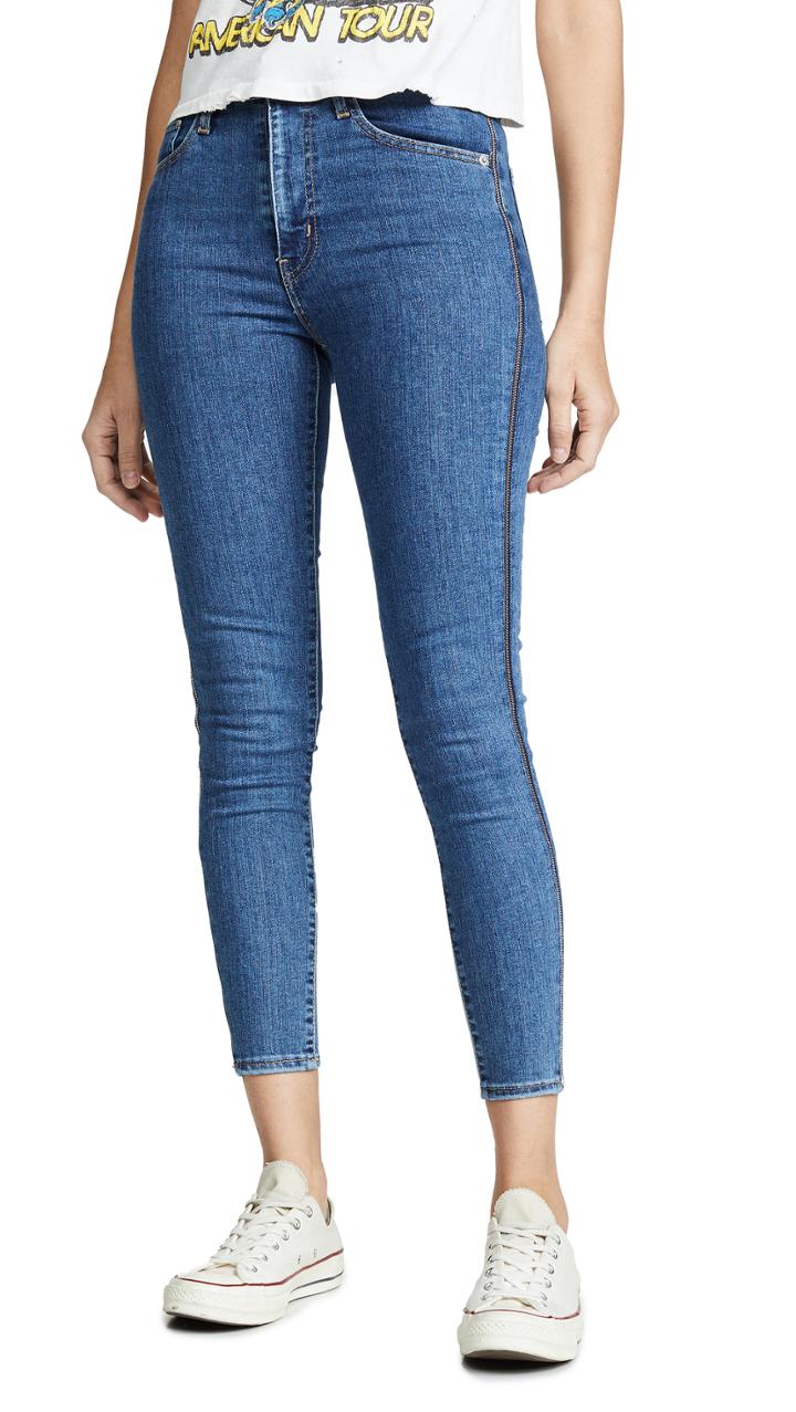 Levi S Mile High Ankle Zip Jeans