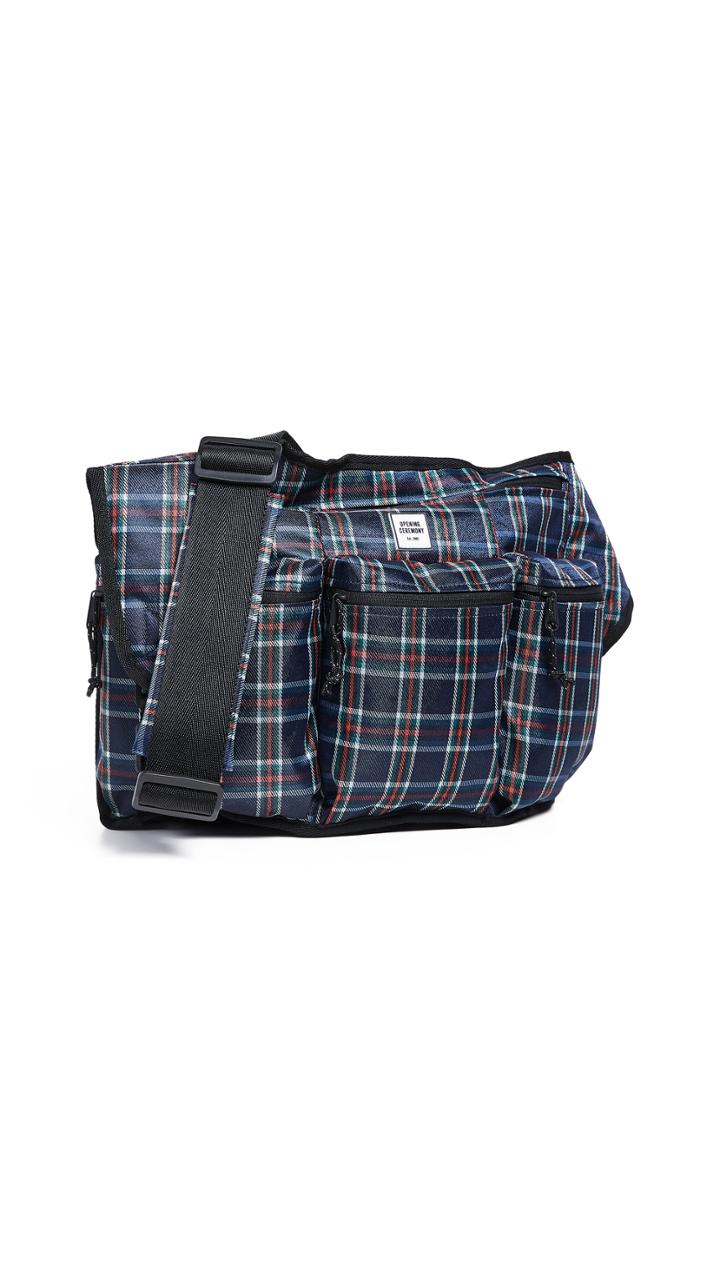 Opening Ceremony Plaid Sling Backpack