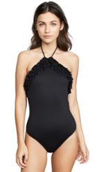 Cushnie Et Ochs Halter Neck One Piece With Fringe