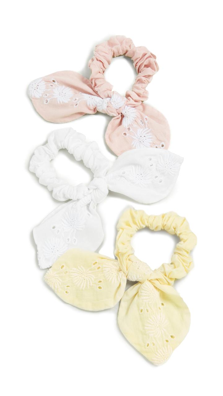 Loveshackfancy Villa Poinsettia Scrunchies