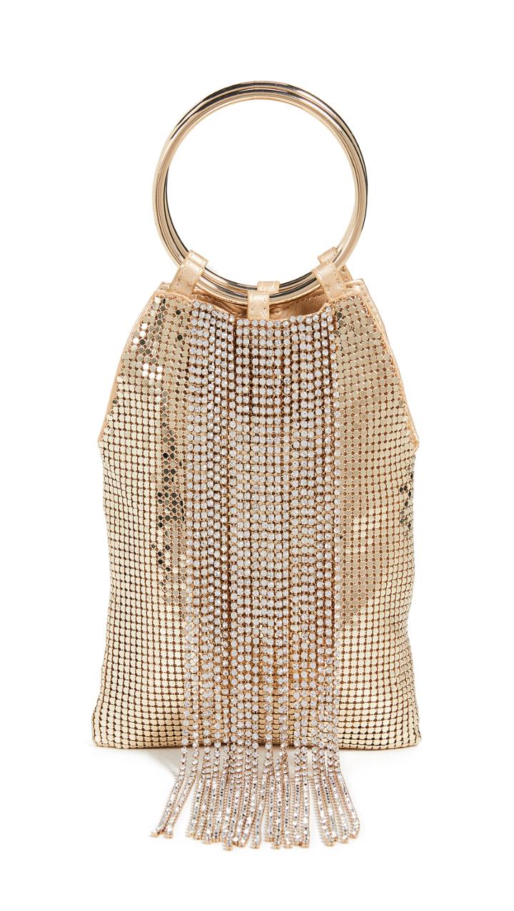 Whiting Davis Cascade Crystal Bracelet Bag