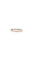 Ef Collection 14k Gold Rainbow Stud Earring