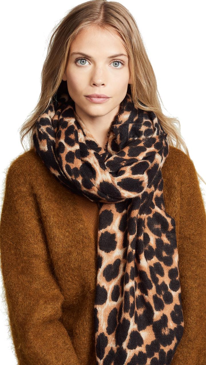 Hat Attack Leopard Scarf
