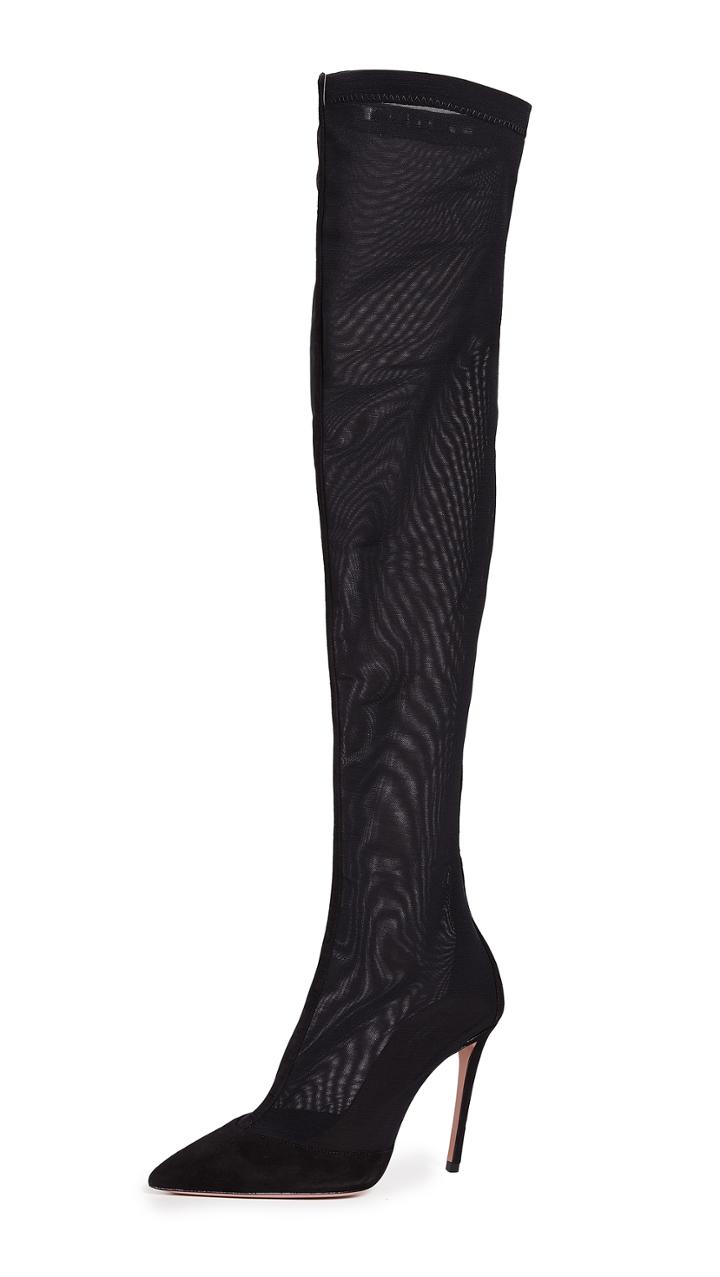 Aquazzura Hot Stuff Over The Knee Boots