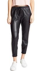 David Lerner Vegan Leather Joggers