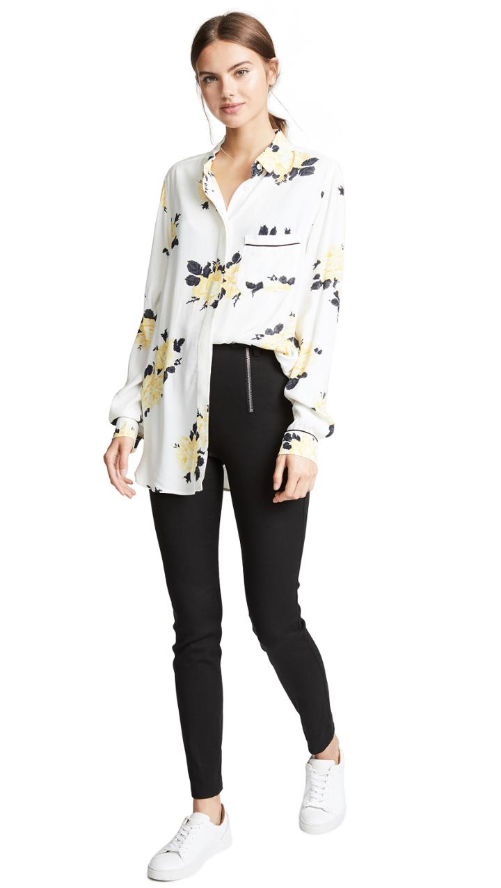 Ganni Silvery Blouse