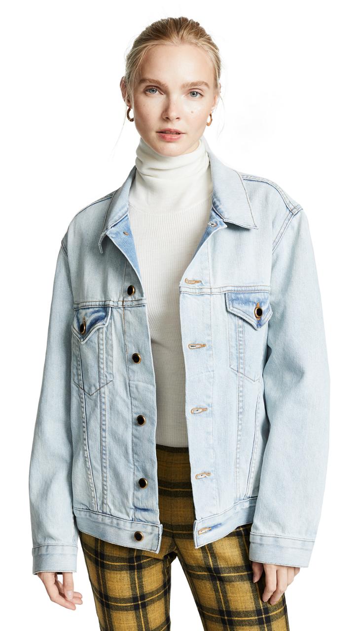 Khaite Cate Oversized Denim Jacket