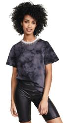 3 1 Phillip Lim Tie Dye T Shirt With Mohair Ribs