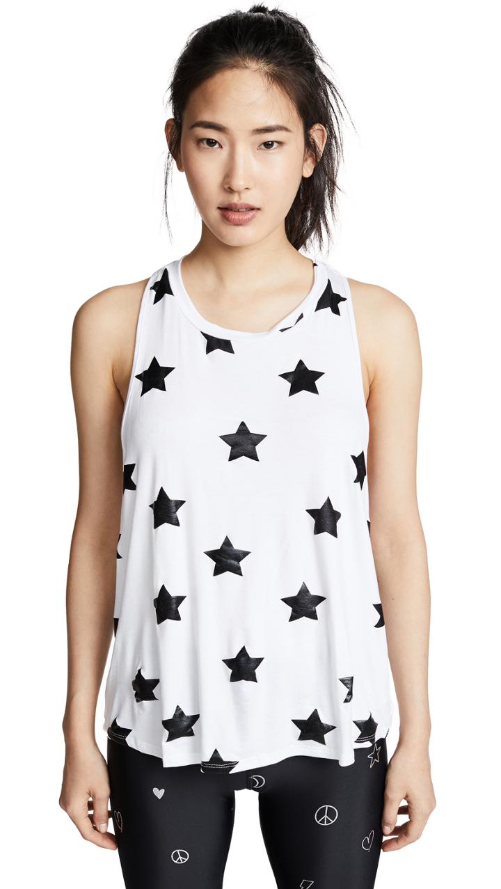 Terez Star Foil Tank Top