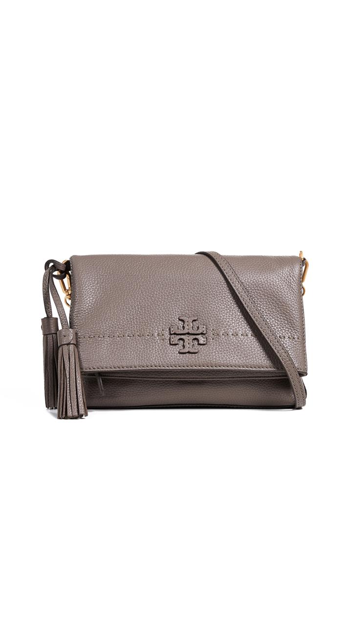 Tory Burch Mcgraw Chain Fold Over Crossbody Bag