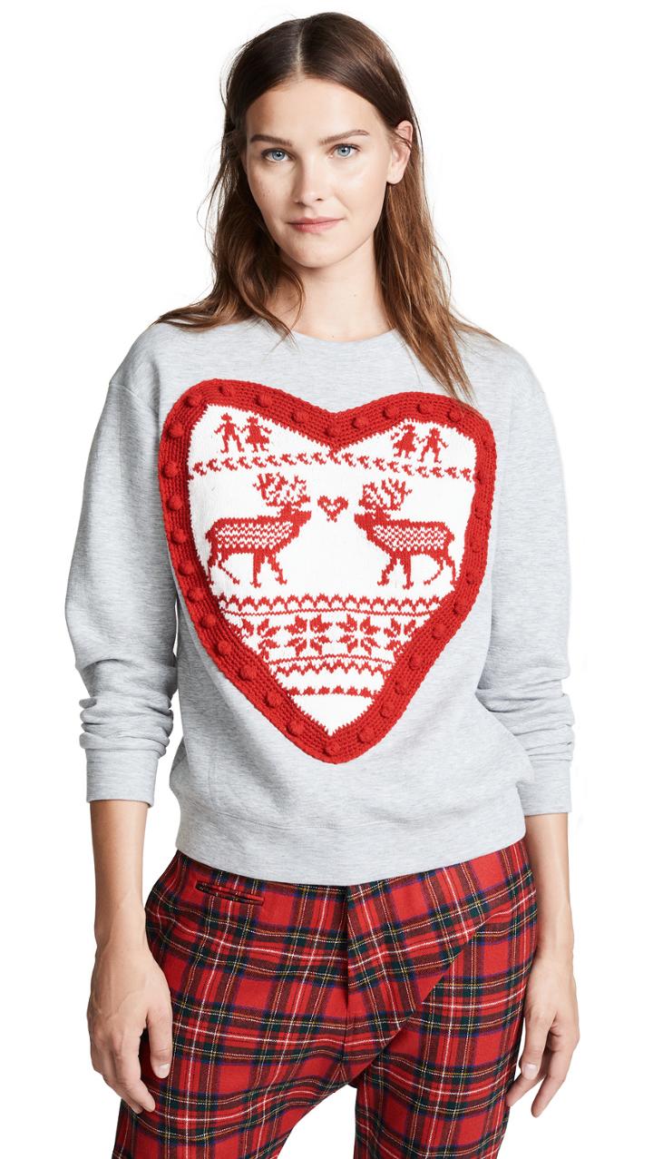 Michaela Buerger Heart Sweatshirt