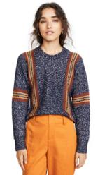 See By Chloe Striped Pullover