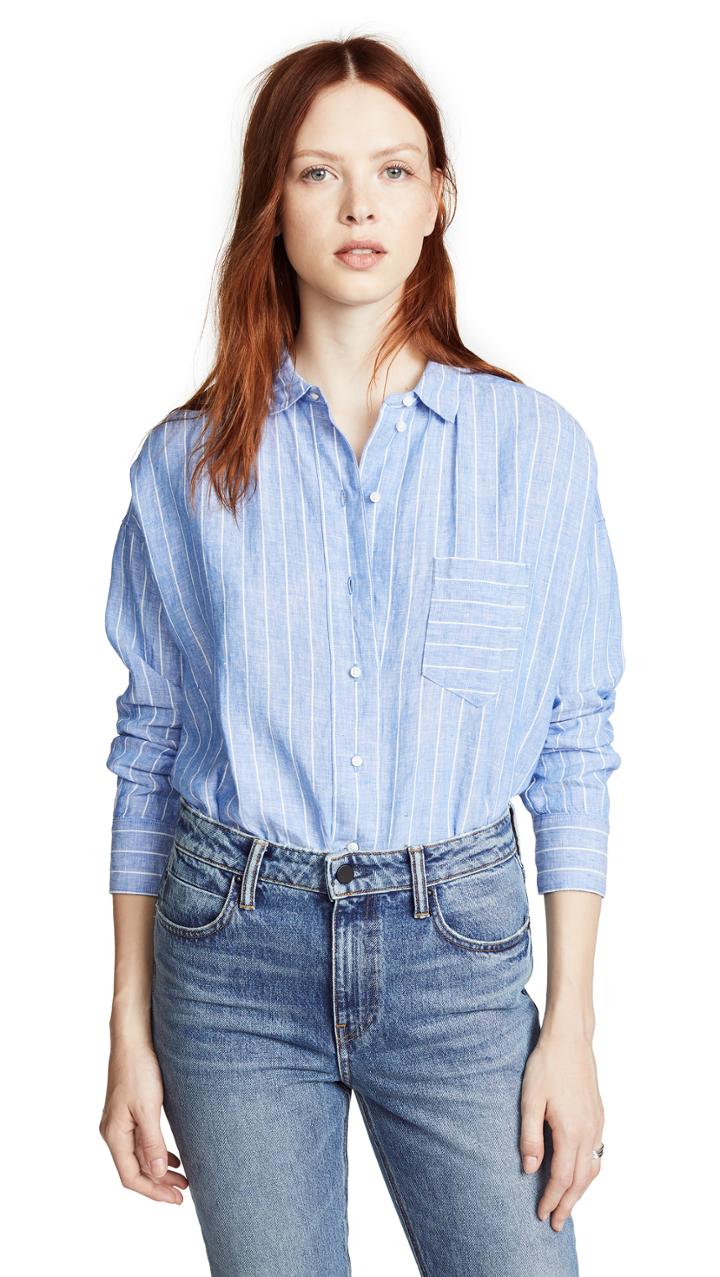 Ayr The Biz Button Down