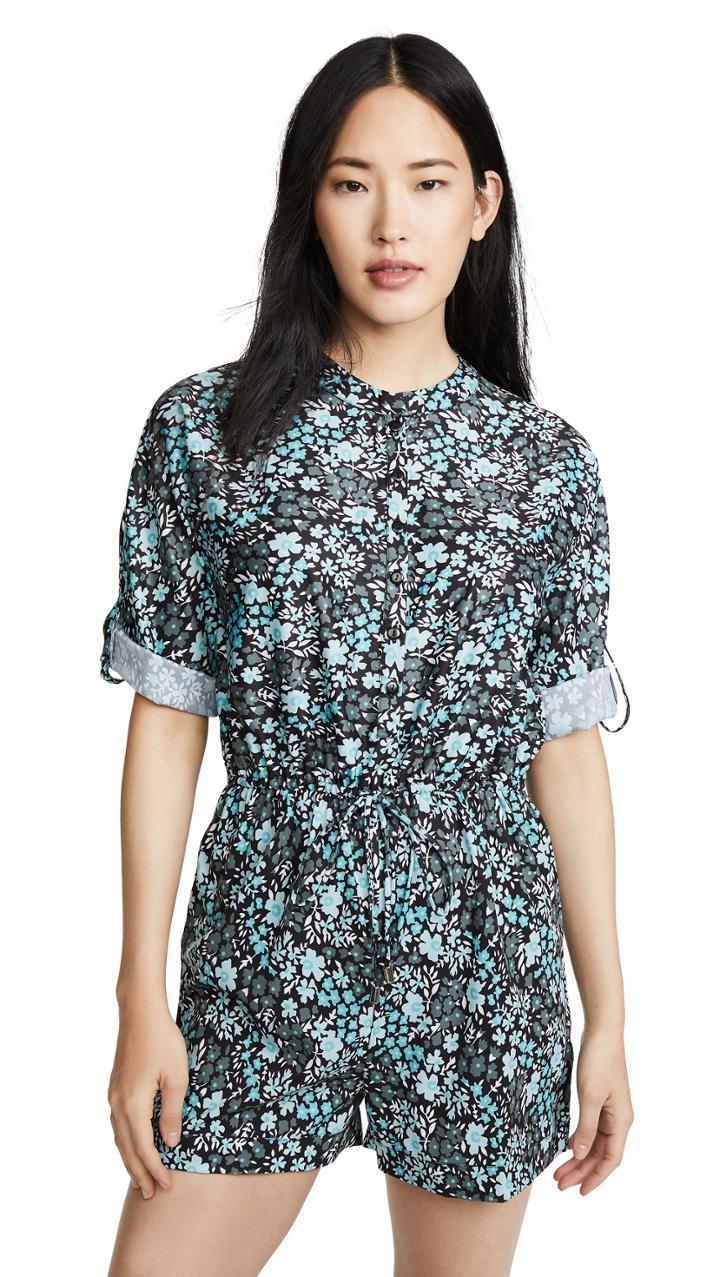 Kos Resort Long Sleeve Floral Romper