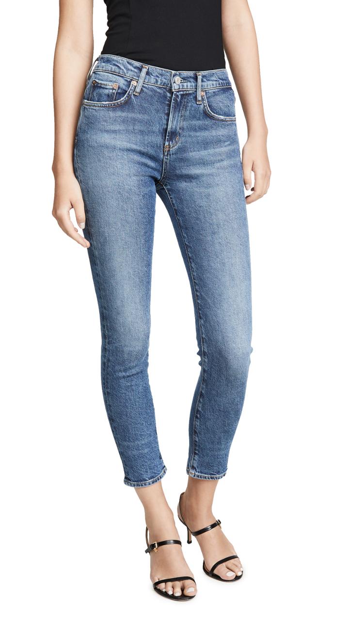 Agolde Toni Mid Rise Straight Jeans