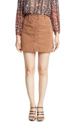 7 For All Mankind Button Front Skirt