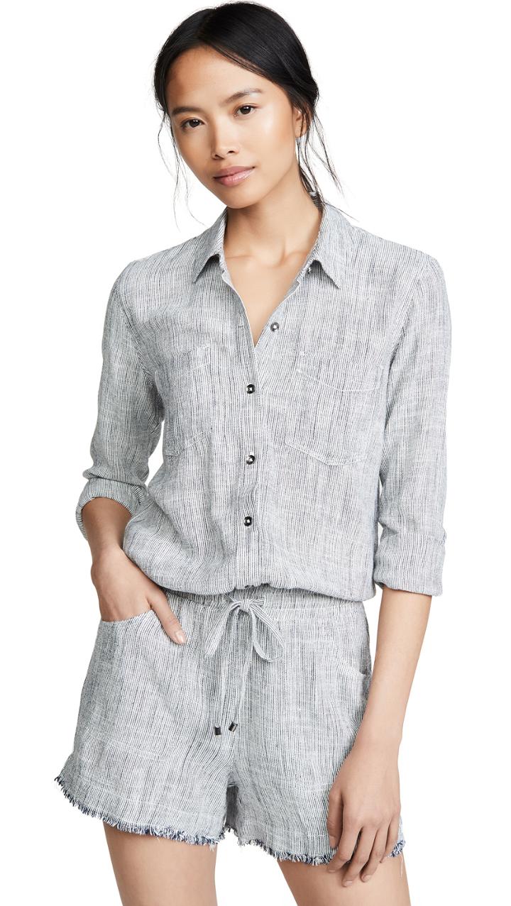 Splendid Railroad Stripe Romper