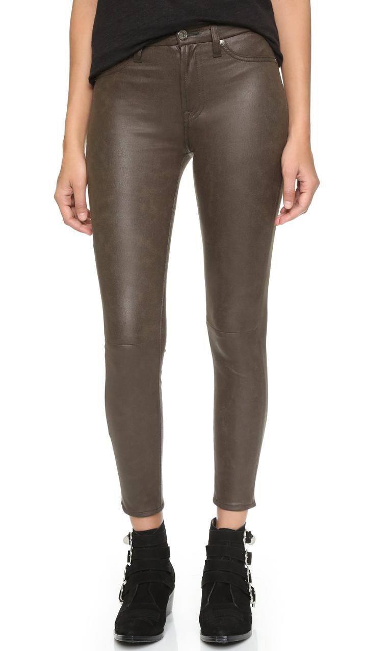 7 For All Mankind High Waisted Ankle Skinny Jeans