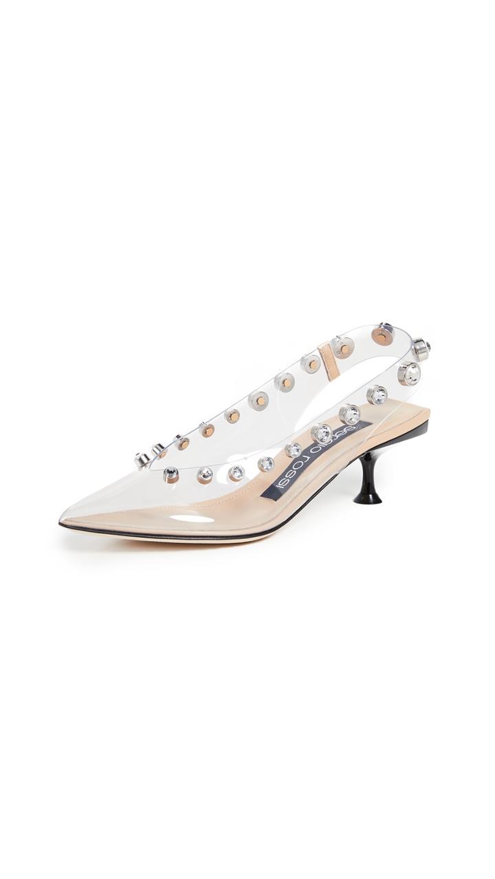 Sergio Rossi Milano 50mm Slingback Pumps