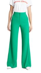 Alice Olivia Dylan High Waisted Clean Fit Pants