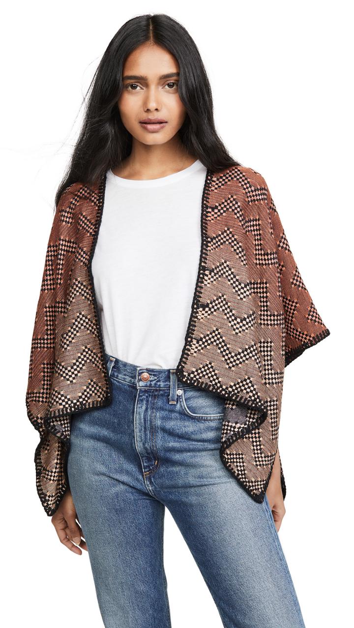 Missoni Reversible Metallic Cape