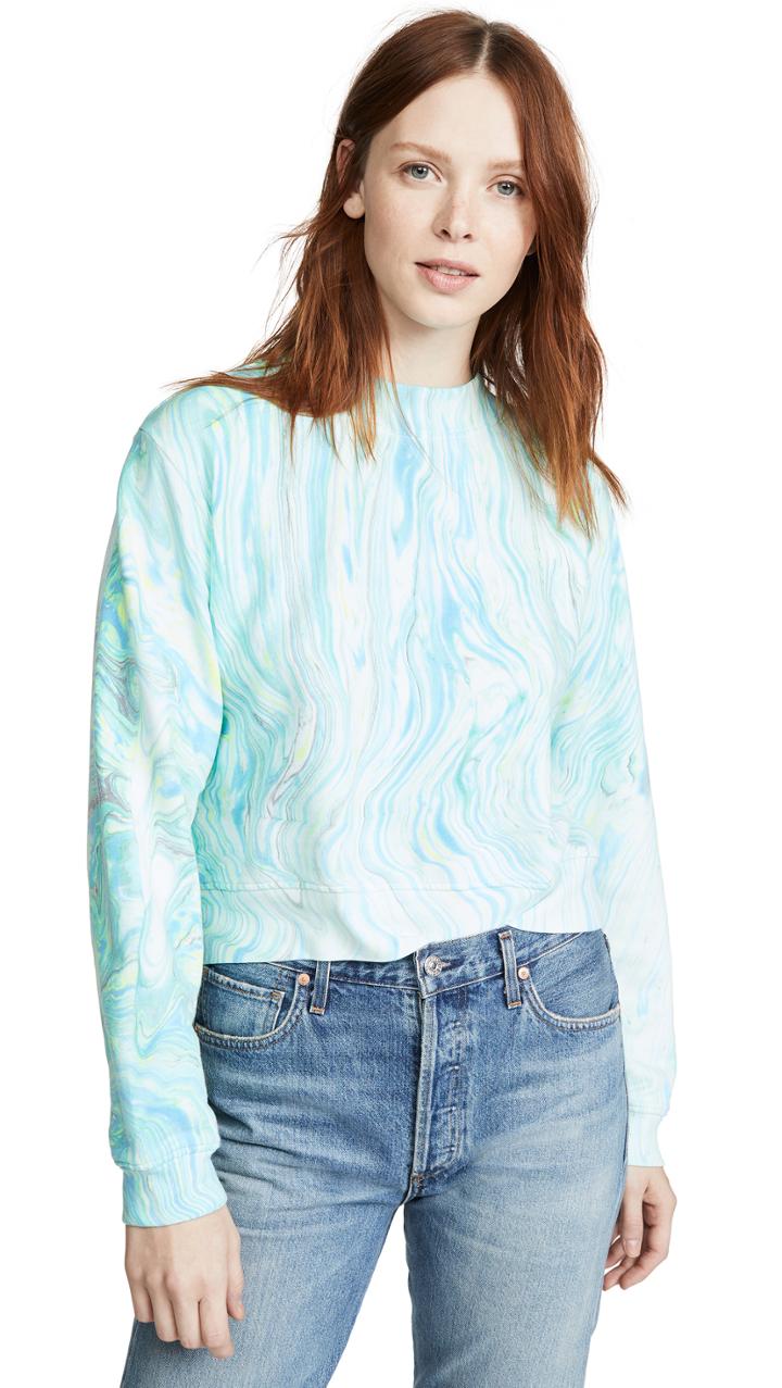Cotton Citizen Marble Milan Crew Sweatshirt