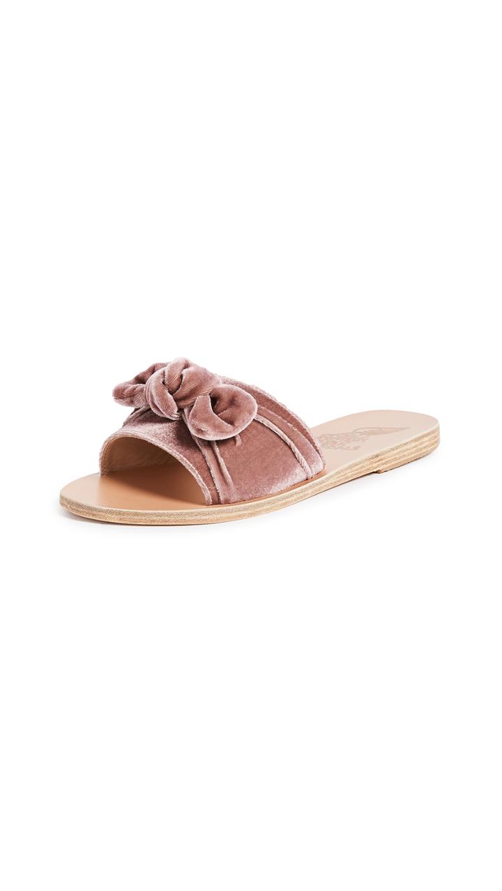 Ancient Greek Sandals Taygete Bow Slide Sandals