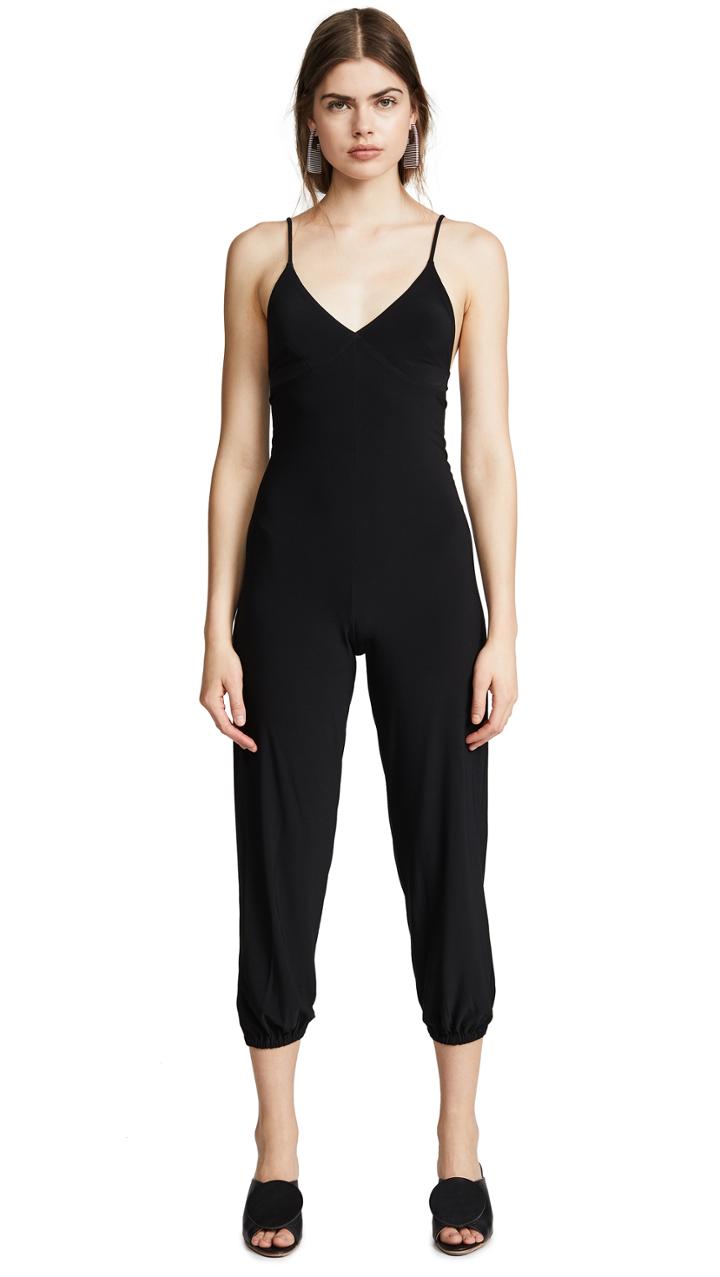 Norma Kamali Slip Jog Jumpsuit