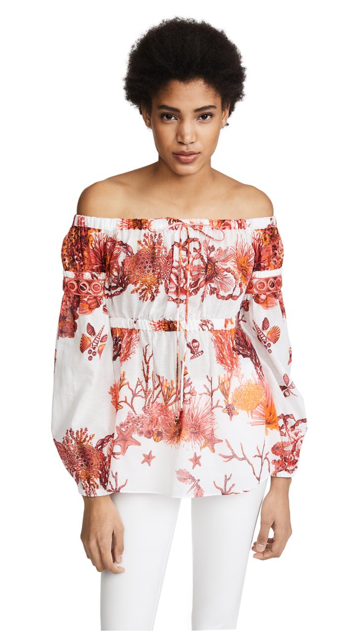 Roberto Cavalli Coral Reef Top