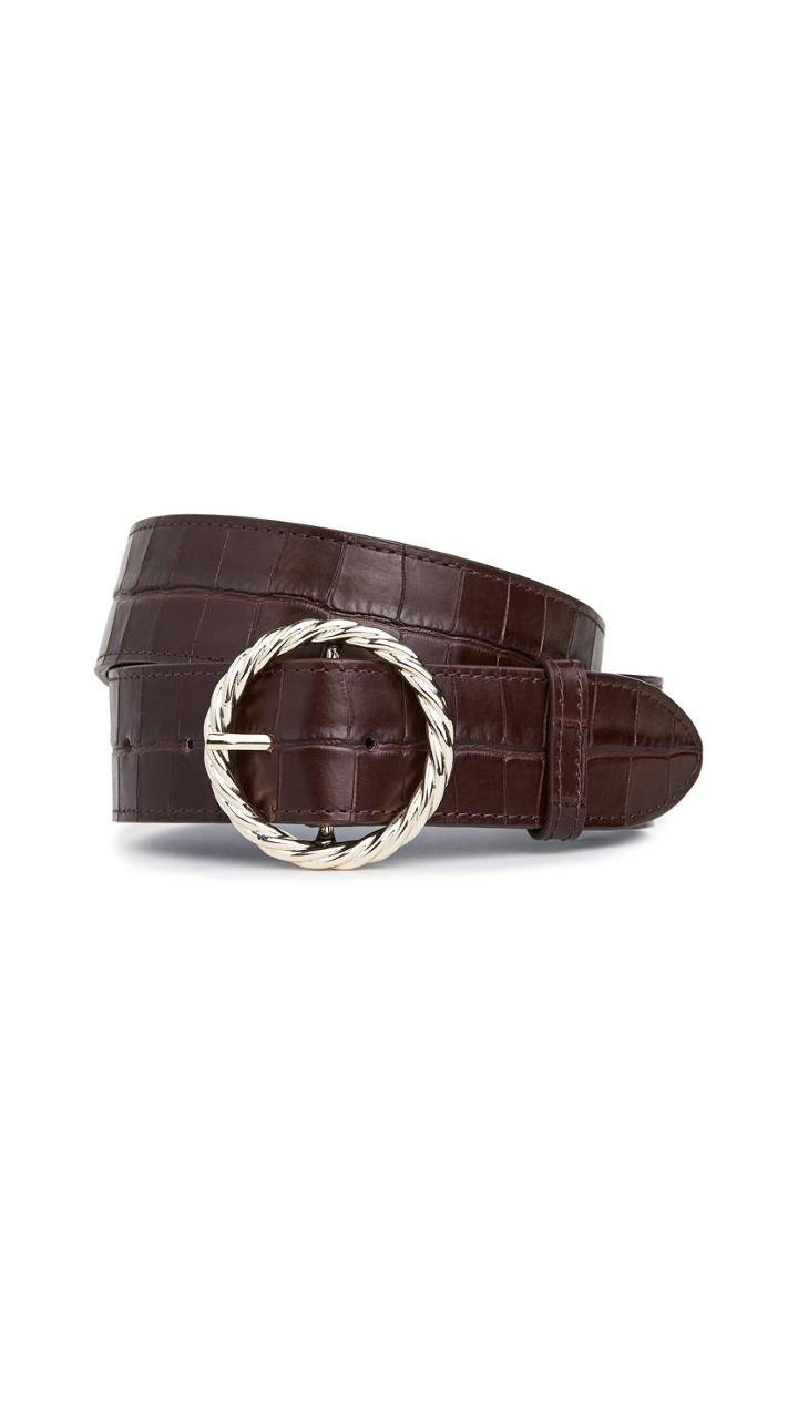 Loeffler Randall Leo Twisted Circle Belt Buckle