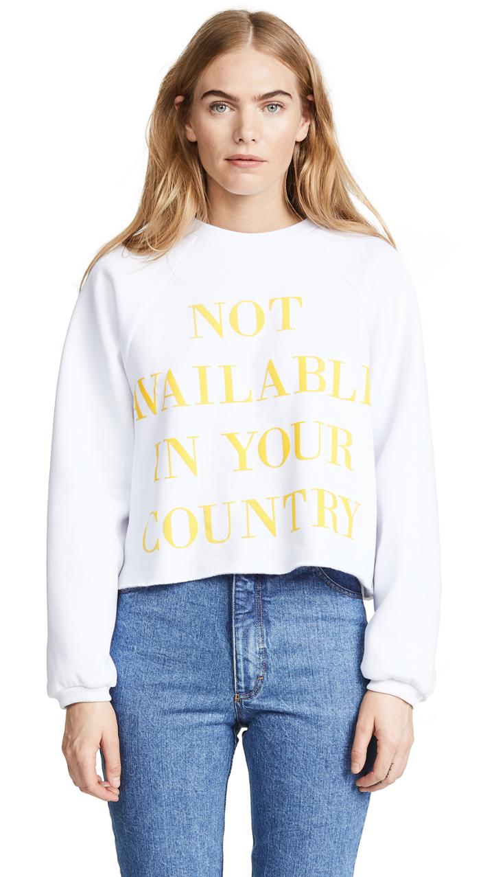 Ksenia Schnaider Not Available Sweatshirt