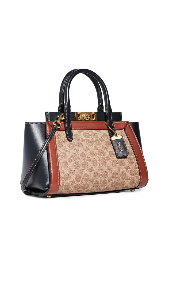 Coach 1941 Signarture Bar Carryall Tote Bag