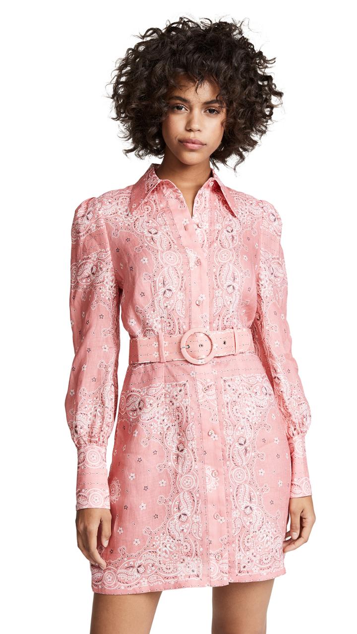 Zimmermann Heathers Bandana Shirtdress