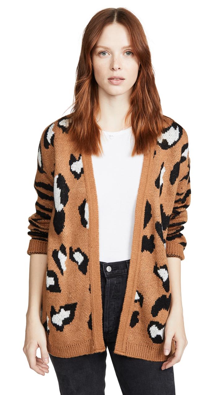Dna Leopard Zebra Mix Cardigan