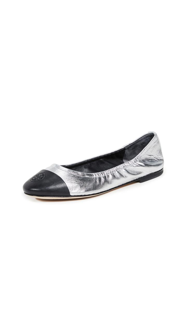Tory Burch Exclusive Cap Toe Ballet Flats