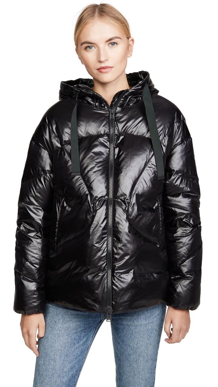 Add Down Oversized Hooded Down Jacket