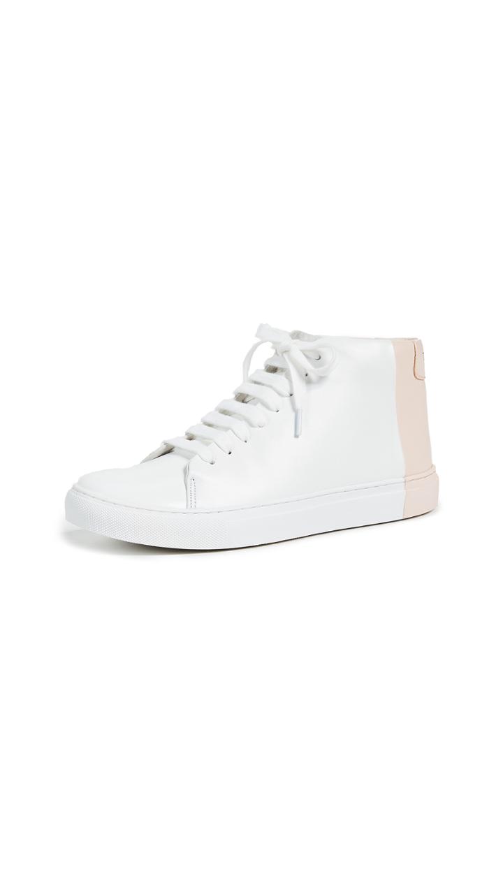 South Parade Stars Leather Lace Up Sneakers